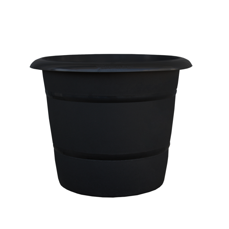 Vaso Paris N&ordm;5 - Preto - 11 litros