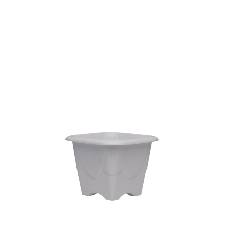 Vaso Quadrado N&ordm;2 - M&aacute;rmore - 1,7 litros