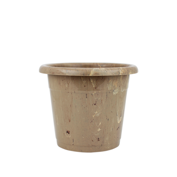 Maceta Decor Nº15 - Beige Travertino - 1,1 litros