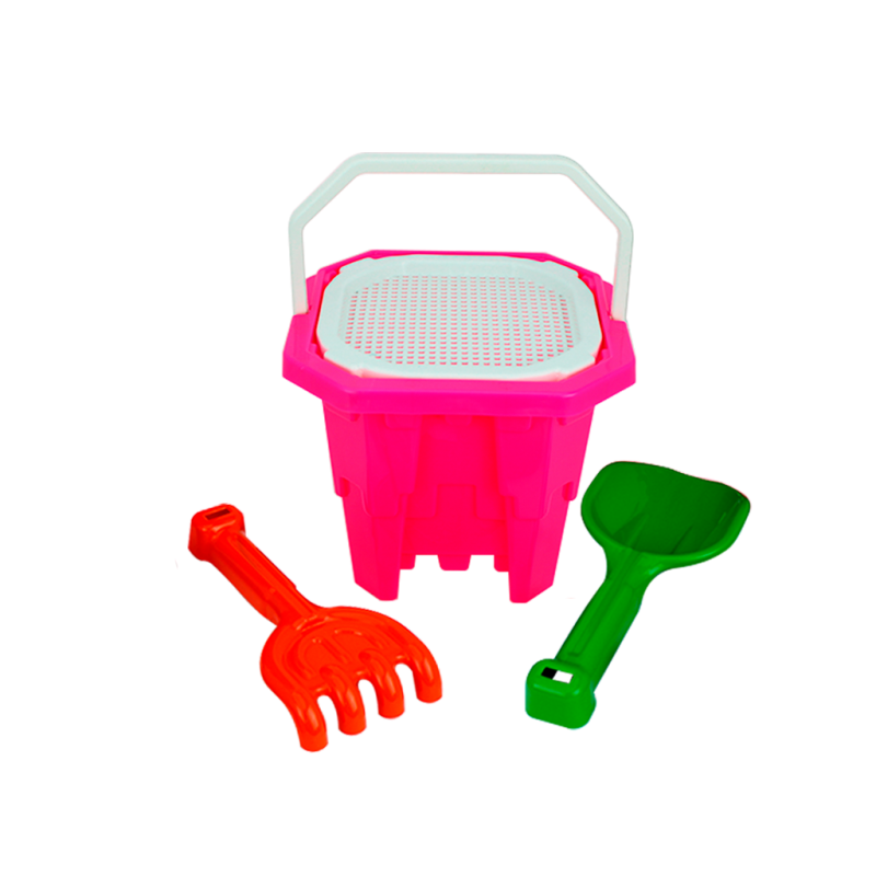 Baldinho Quadrado N&ordm;3 Castelo Medieval +  3 Pe&ccedil;as