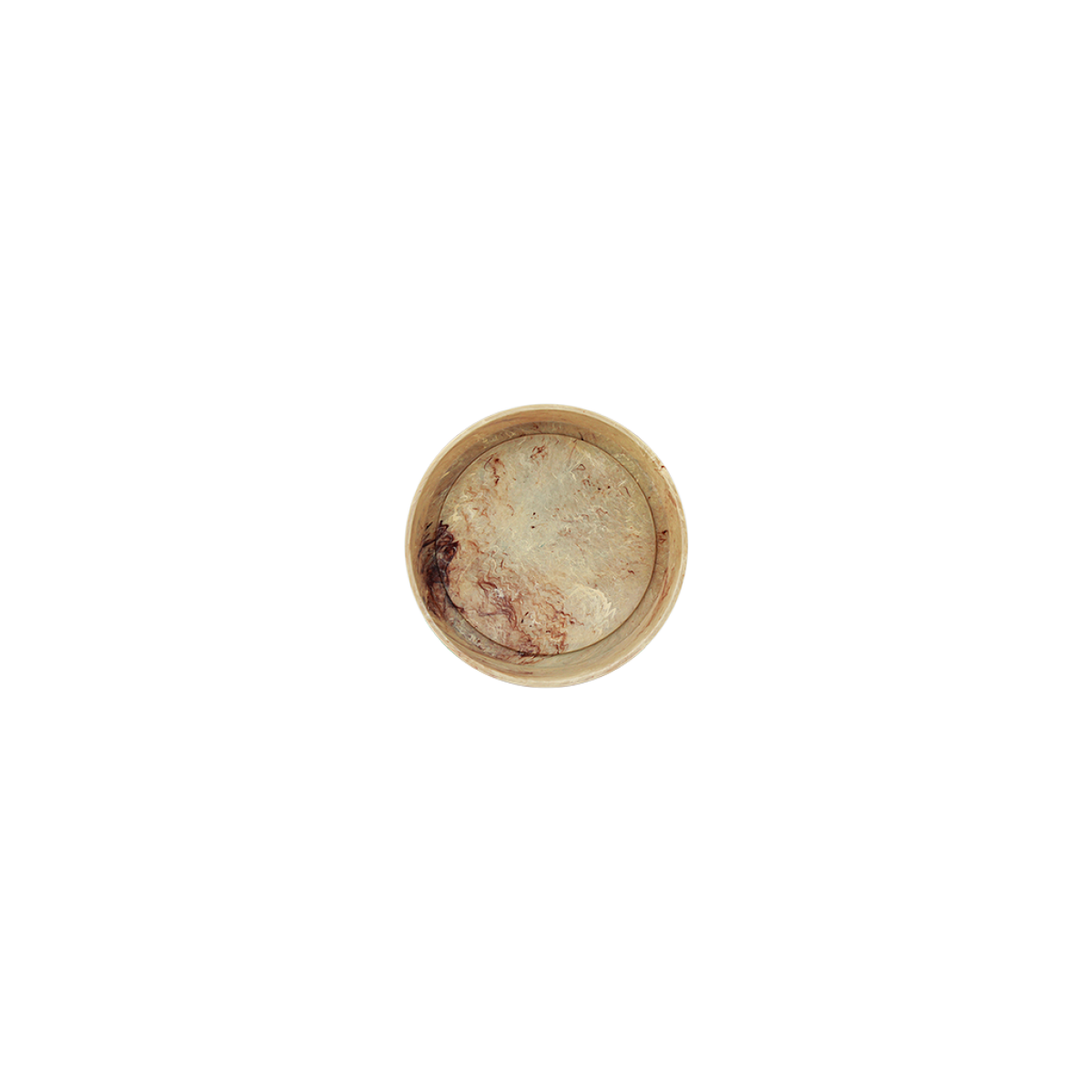 Plato Decor Nº0,5 - Beige Travertino - 9,5 cm