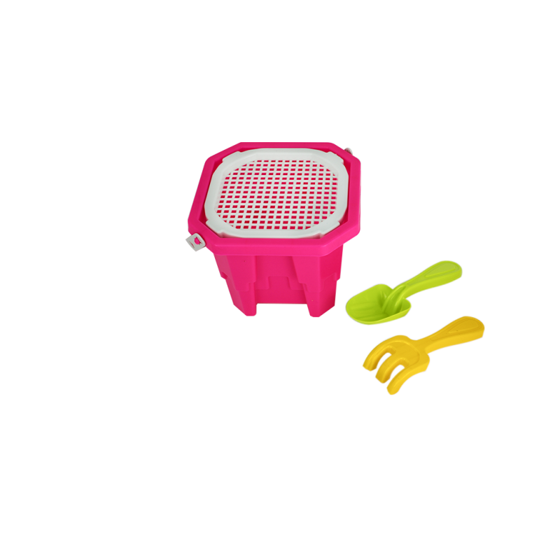 Baldinho Quadrado N&ordm;1 Castelo Medieval + 3 Pe&ccedil;as