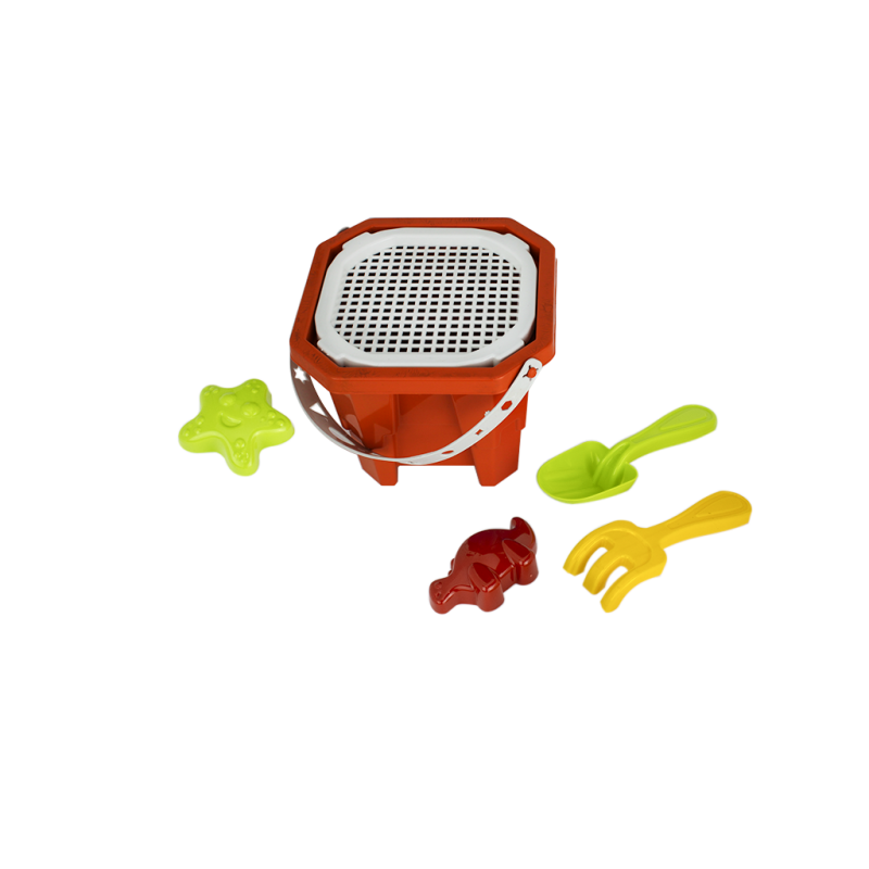 Baldinho Quadrado N&ordm;1 Castelo Medieval + 7 Pe&ccedil;as