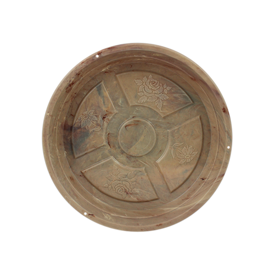 Prato Decor N&ordm;3 - Bege Travertino - 21 cm