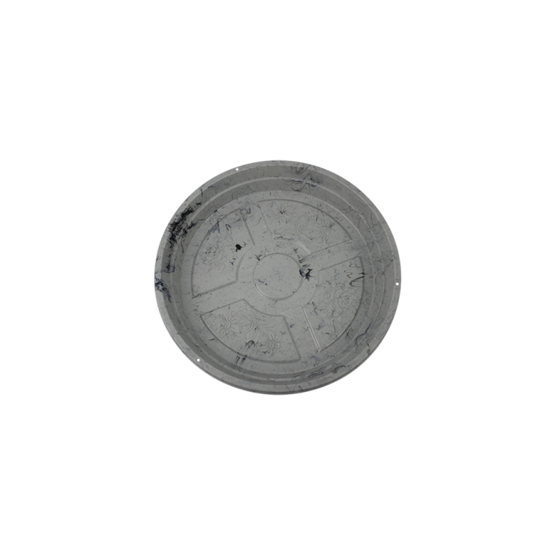 Prato N&ordm;3 - Cor Grafiato Concreto - 21 cm