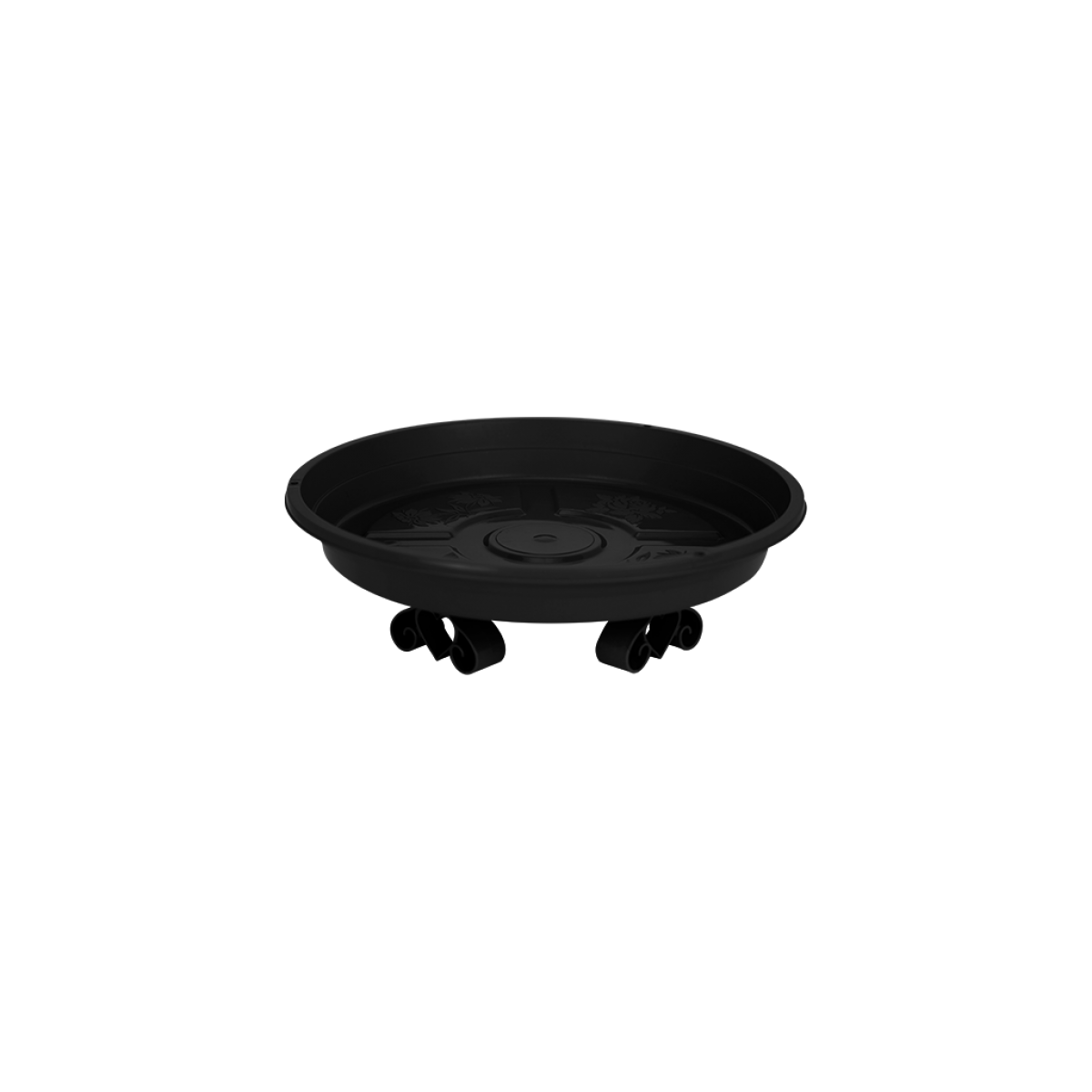 Prato Suporte Nº4 - Preto - 24,5 cm