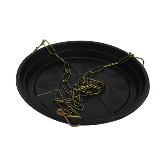 Prato com Corrente Nº5 - Preto - 27 cm