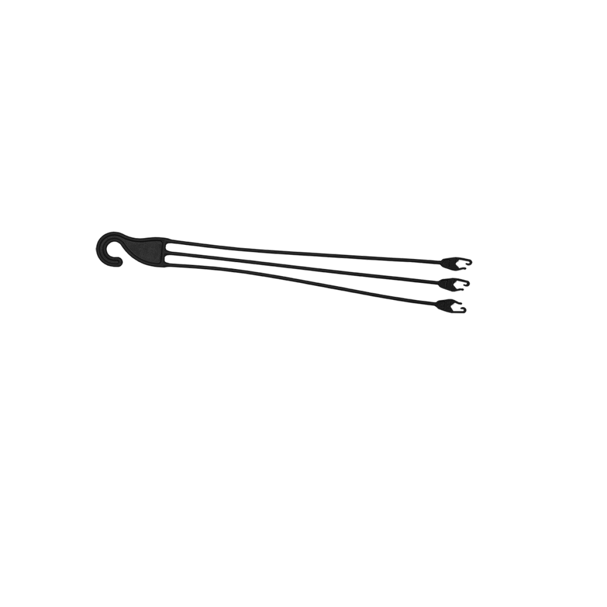 Colgante Plástico Nº1 - Negro - 42 cm