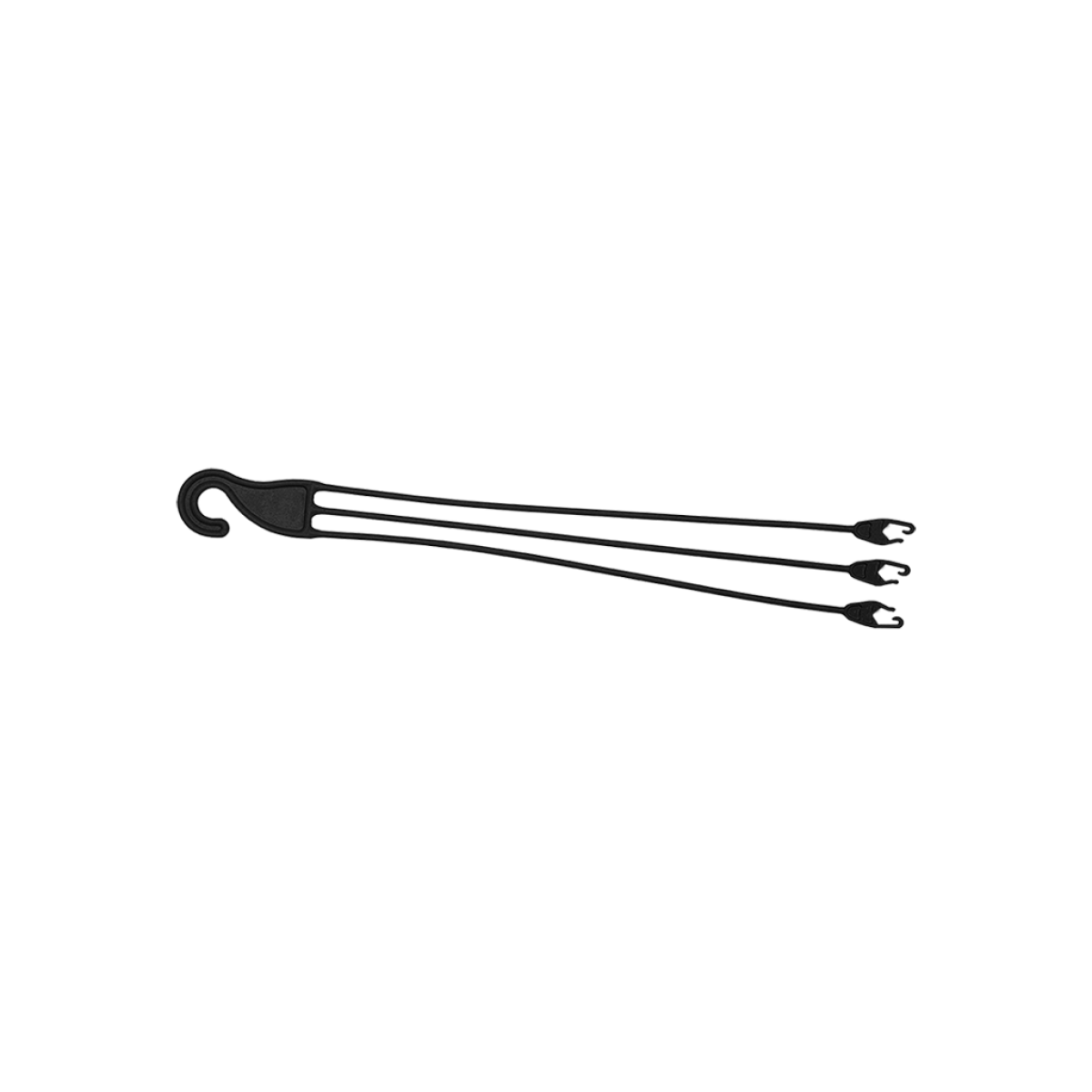  Colgante Plástico Nº2 - Negro - 53 cm