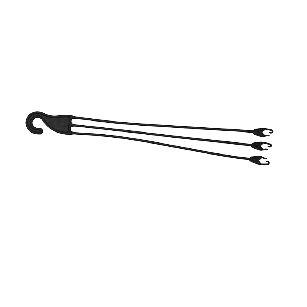  Colgante Plástico Nº3 - Negro - 63 cm