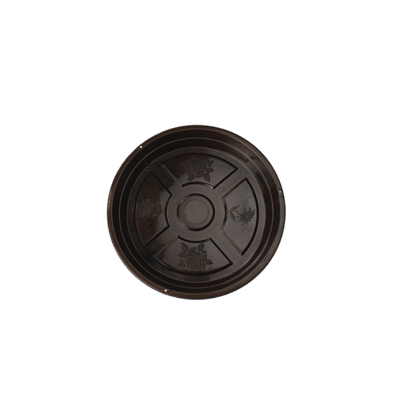 Prato Decor N&ordm;1 - Marrom Caf&eacute; - 12 cm