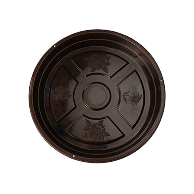 Prato Decor N&ordm;3 - Marrom Caf&eacute; - 21 cm