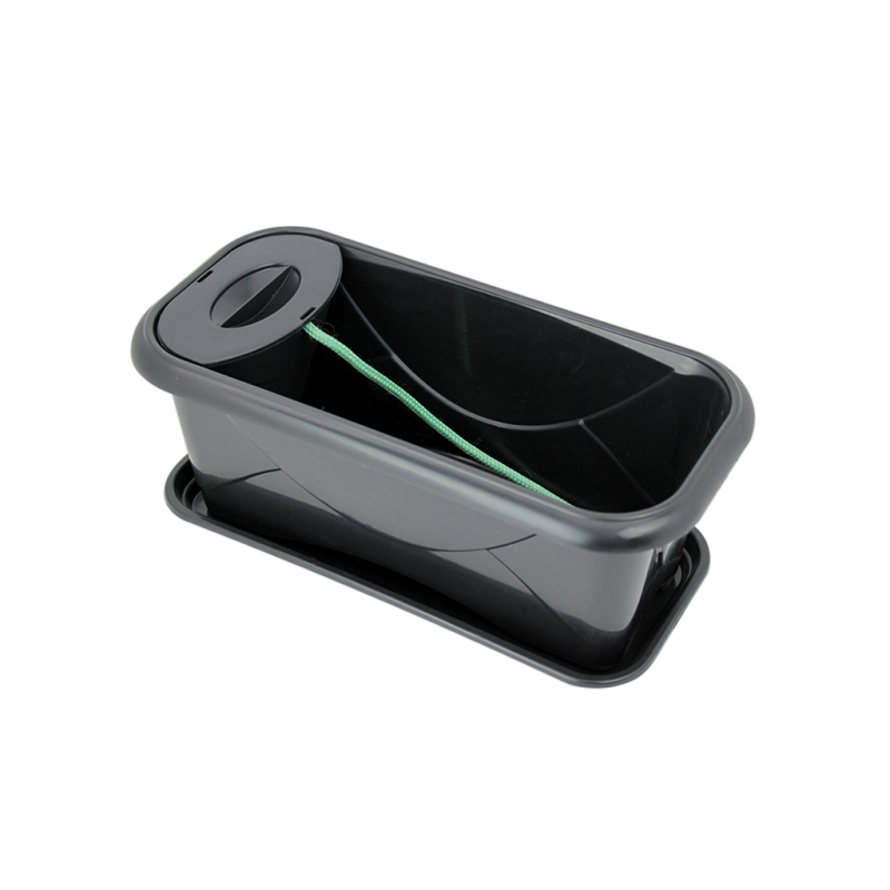 Floreira N&ordm;1 Auto Irrig&aacute;vel - Preto - 3,7 litros