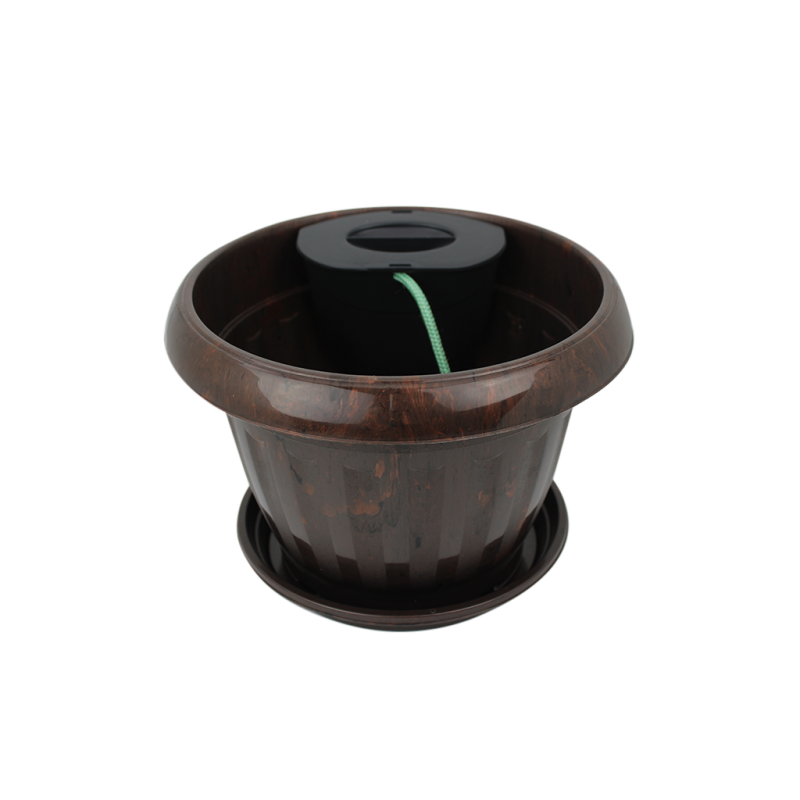 Vaso Romano N&ordm;2 Auto Irrig&aacute;vel - Marrom Caf&eacute; - 5,2 litros