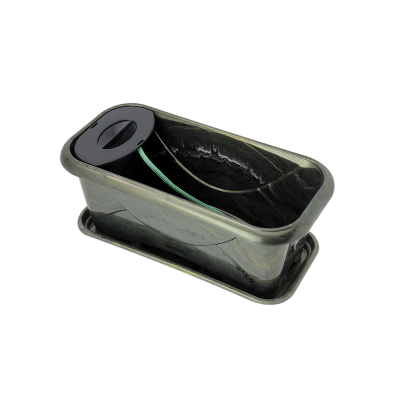 Floreira Decor N&ordm;1 Auto Irrig&aacute;vel - Grafite - 3,7 litros