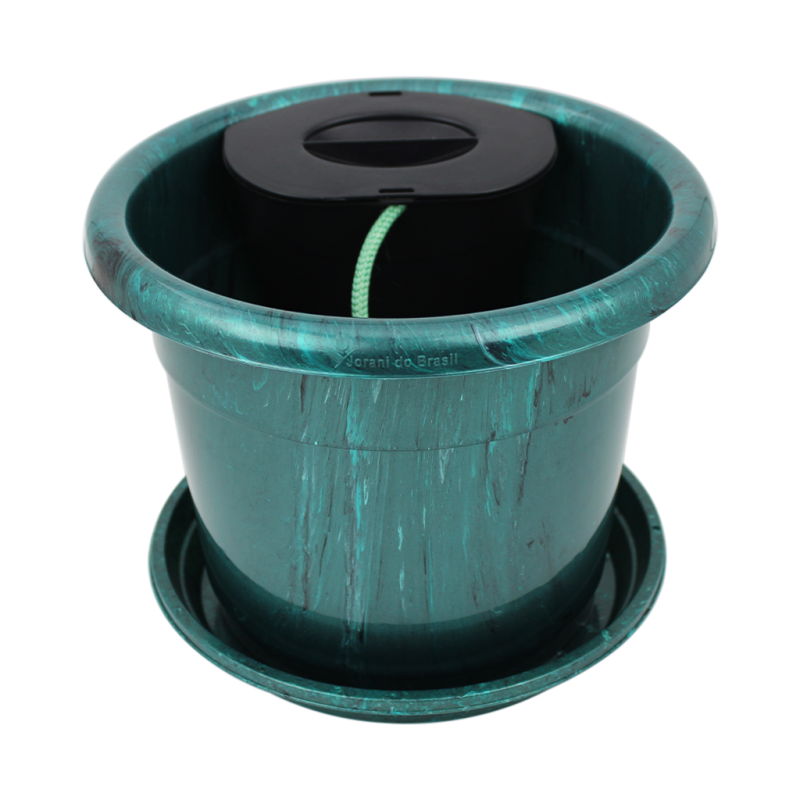 Vaso Premium N&ordm;22 Auto Irrig&aacute;vel - Verde Guatemala - 4,1 litros