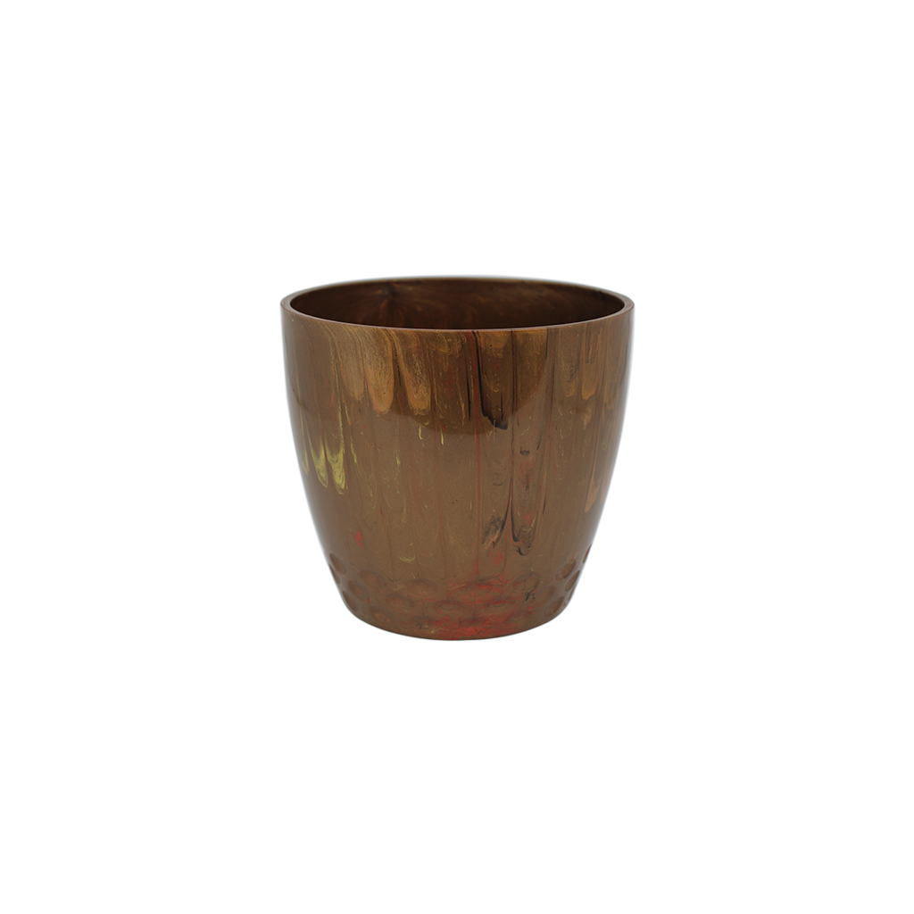 Cachepô Diamond Nº2 - Dourado - 1,25 litros