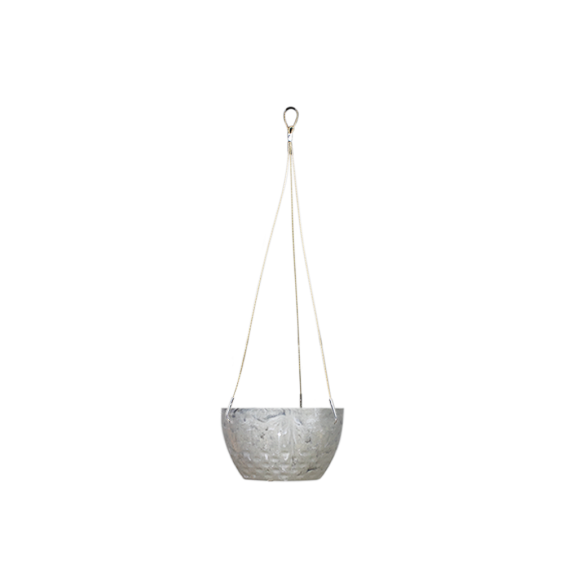 Diamond Nº1 Pendant Cachepot - Carrara White