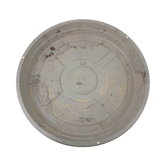 Prato Nº7 - Cor Grafiato Travertino - 31,5 cm
