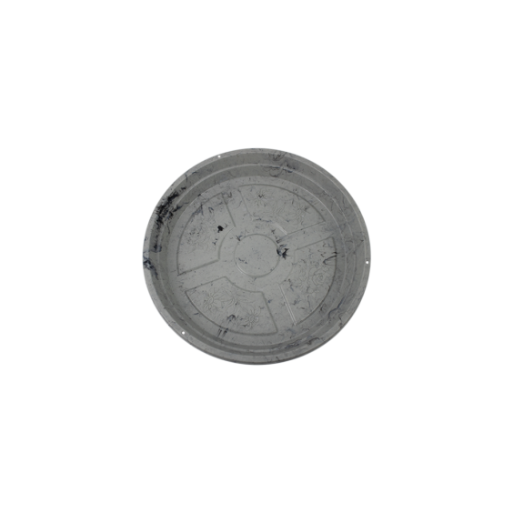 Plate Nº3 - Concrete Grafiato Color - 21 cm