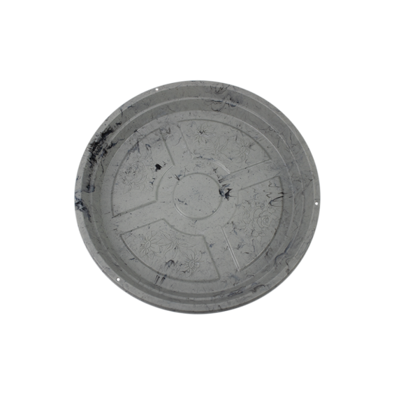 Plate Nº5 - Color Grafiato Concreto - 27 cm