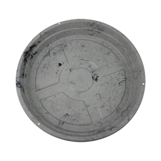 Plate Nº7 - Concrete Grafiato Color - 31.5 cm