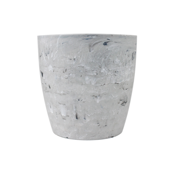 Cachepô Diamond Nº5 - Branco Carrara - 5 litros