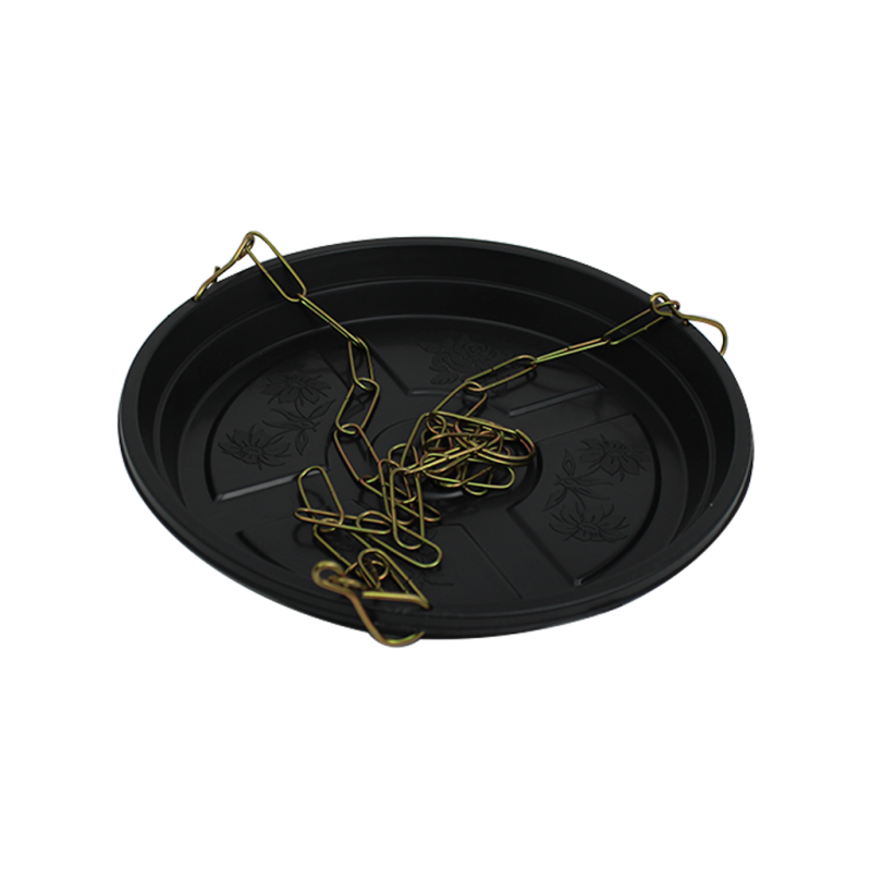 Prato com Corrente N&ordm;4 - Preto - 24,5 cm