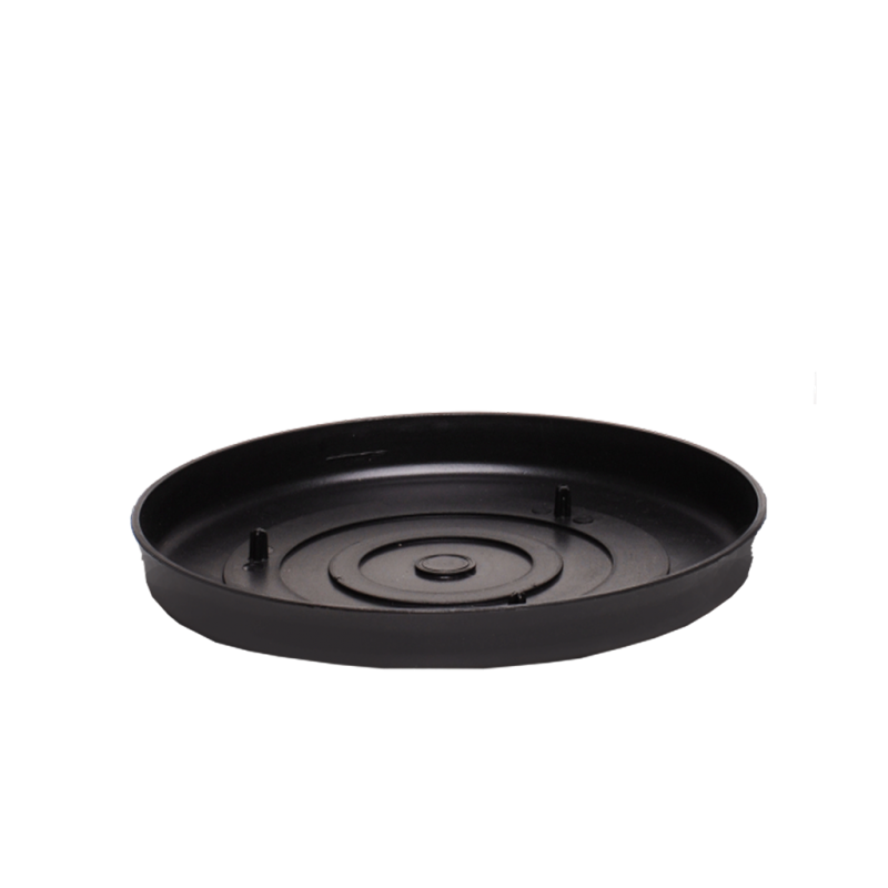 Prato para Vaso Ecol&oacute;gico N&ordm;25 - Preto - 23,5 cm
