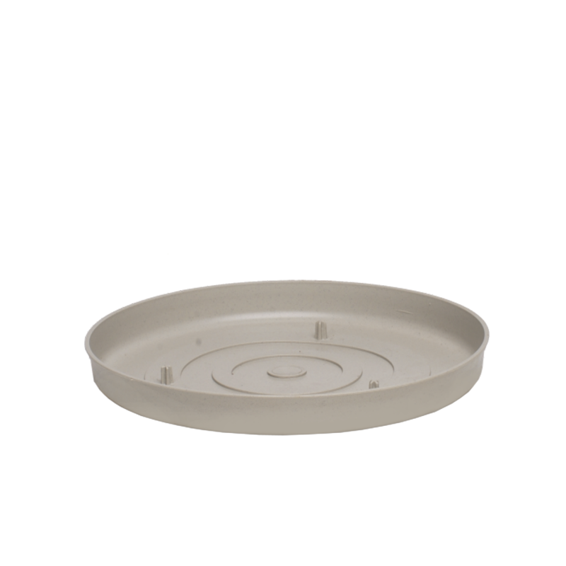 Prato para Vaso Ecol&oacute;gico N&ordm;25 - M&aacute;rmore - 23,5 cm 